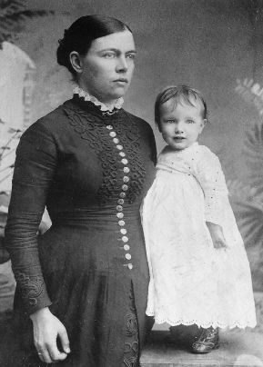 Clarissa T. Parkinson with Hazel