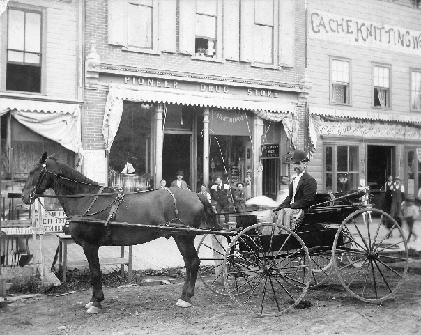 Wiliam in horse and buggy